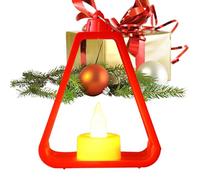 Christmas LED Candle Lights, Farmhouse Lantern Decor, Flickering Flameless Glow, Warm Ambient Illumination, Night Lights for Dining Tables, Porch, Garden, Yard, Corridor, Living Room, Bedroom
