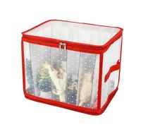 Christmas Light Holders Storage - Holiday String Light Wrap Organizer, Cord Management System, Secure Zippered Closure, Sturdy Fabric Protective Box, Seasonal Accessory for Home