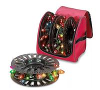 Christmas Light Storage Bag - PVC, Organizer Large Capacity | Tear-Proof Waterproof Storage With 3 Reels, Light Storages Container For Packing, Moving, Home, Attic, Garage, Holiday Decorations