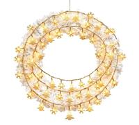 Christmas Lights For Tree,16 pies Waterproof Fairy - 50 LED String Lights Christmas Decor - Easy Install Tools & Home Improvement For Indoor Outdoor Patio Porch Pathway Party Holiday Living Room