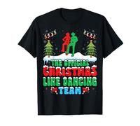 Christmas Line Dancing Dance Team - Funny Line Dancer Xmas Camiseta