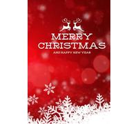 Christmas Lined Notebook: Festive Journal for Holiday Notes, Gift Lists & Christmas Memories: A Cozy 6x9 Inch Lined Notebook with 120 Pages