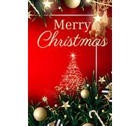 Christmas Lined Notebook: Festive Journal for Holiday Notes, Gift Lists & Christmas Memories - Merry Christmas Christmas Tree: A Cozy 6x9 Inch Lined Notebook with 120 Pages