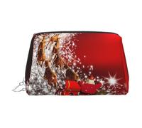 Christmas Magic - Organizador de maquillaje listo para viajar, bolsa de aseo portátil para mujer, Silver, Talla única, Neceser