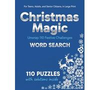 Christmas Magic Word Search: 110 Festive Collection of Joy, Cheer, and Christmas Spirit (High-Quality Puzzling Fun for the Whole Family) perfect for ... Holiday word search Activity Series)