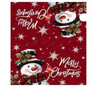 Christmas Mailbox Cover, 21 x 18 Inch Magnetic Winter Snowflake Wrap & Holiday Letter Box Decoration, Festive Mailbox Cover Seasonal Outdoor Décor, for Garden Yard Home Patio Porch Lawn