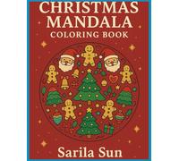 Christmas Mandala Coloring Book.