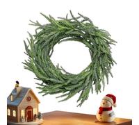 Christmas Mantle Garland, 180 cm Decorative Faux Greenery Pine Wreath with 5,91 ft Length, PVC Pine Garland, for Mantle Fireplace Front Door Porch Tabletop Entrance Living Room Tree, Green