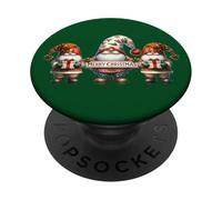 Christmas Matching Family Gnomes Graphic Merry Christmas PopSockets PopGrip Adhesivo