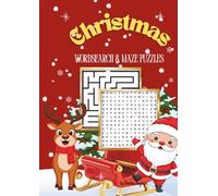 Christmas Mazes & Word Searches for Kids Ages 6-8