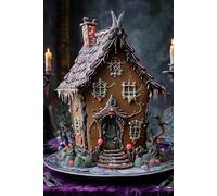 Christmas Memories Journal - Gothic Gingerbread House Edition: Holiday Memory Book for 20 Years of Traditions, Family Gatherings, and Christmas Reflections