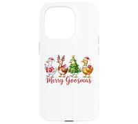 Christmas Merry Goosemas Silly Goose tee Carcasa para iPhone 15 Pro
