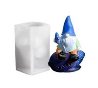 Christmas Molds - Gnome Design with Fall Elements, 3d Dwarf Silicone Mold, Non-Stick Material, Craft Accessory for Table Centerpiece, Thanksgiving, Birthday, Winter, 2.64x4.06 Inches