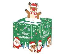 Christmas Money Box | Cash Pull Box For Christmas | Money Holder With Pull Card | Holiday Money Pull Box | Christmas Money Box | Holiday Design Ideal Storage Solution For All Ages