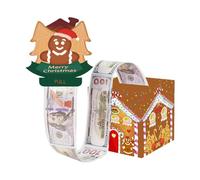 Christmas Money Box - Money Box For Cash, Pop Christmas Cash | Cashh Holder, Cashh Storage, Funny Roll Cards Dispenser For Kids Adults Birthday Carnival Festival Family and Party