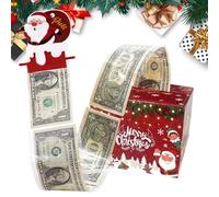 Christmas Money Pull Box, Cash Box Bill Cash Holder Parties Favors, Fun Holiday Cash Box, Festive Money Christmas Boxes For Birthday, Lovers, Families, Easy To Use, Portable For Women Men Friends