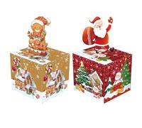 Christmas Money Pull Box | Cash Pull Box Christmas | Cash Box Christmas | Party Favors Cash Box, Pull Out Cash Holder, Holiday Cash Box, Festive Money Holder, Christmas Bill Holder