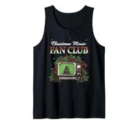 Christmas Movie Fan Club Vintage TV Holiday Camiseta sin Mangas