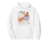 Christmas Movie Night Hot Cocoa Holiday Humor Sudadera con Capucha