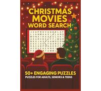 Christmas Movies Word Search Puzzle Book: Word Searches with Easy-to-Read Print about Christmas Movies, Holiday movies & Christmas puzzles for adults ... for Vacations, Holidays and Free Times