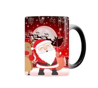 Christmas Mug - Christmas Mug with Colour Changing, Magic Heat Changing Mugs | Christmass Heat Transforming Color Changings Muug, Porcelain Tea Cups, Multifunctional Mugs | Magic Tea Accessories