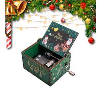 Christmas Music Box - Caja musical de mano | Caja de música vintage | Fantastic Christmas Music Box for Daughter Son Wife Merry Christmas Melody