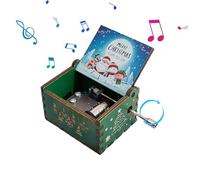 Christmas Music Box - Caja musical de mano | Caja de música vintage | Fantastic Christmas Music Box for Daughter Son Wife Merry Christmas Melody