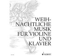 Christmas Music: violin and piano.