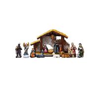Christmas Nativity Set Resin Christmas Nativity Figurine Set Christian Religious Figurines Statue for Decoration