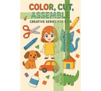 Christmas & New Year Fun Book for Kids 6 - 11: Coloring Pages & Paper Cut-Out Templates