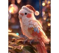 Christmas Night 300 Piece Jigsaw Puzzles for Adults, Colourful, Challenging & Brainteasing Adult Puzzles 300 Pieces Parrot, Fun jigsaws for The Whole Family 16x11 Inch