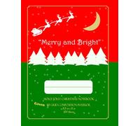 Christmas Notebook. Great for writing, planning, doodling during the Holidays. Size 8,5 x 11 in, 200 Pages. Green Grid Composition interior: Spend the ... this Festive "Holly Jolly Christmas Notebook"