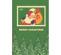 Christmas Notebook - Vintage Santa Stamp Spiral Journal (Merry Christmas): suitable for seasonal planning, gift lists, or to capture little moments of December magic.