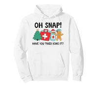 Christmas Nurse Have You Tried Icing It Gingerbread Did Try Sudadera con Capucha