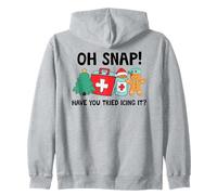 Christmas Nurse Have You Tried Icing It Gingerbread Did Try Sudadera con Capucha