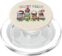 Christmas Nurse Silent Night Propofol Xmas Scrub Top Mujer PopSockets PopGrip para MagSafe