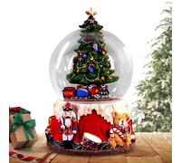 Christmas Nutcracker Soldiers Snow Globe, Musical Nutcracker Snow Globe, Globo Lighted Glitter Globe, Snow Globe Music Box, Nutcracker Musical Ball, Holiday Decorative Snow Globe, Swirling Glitter