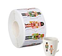 Christmas Nutcracker Stickers,500-piece Self-Adhesive Home Decor | Christmas Scrapbook Stickers - for Car Computer School Bedroom Holiday Birthday Party Offices Home