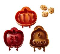 Christmas One-Press Hand Pie Maker, 3 piezas mini Pocket Pie Molds with Snowflake Gloves Christmas Tree Shapes, Dough Presser for Baking Hand Pies Cookies Pastries, Holiday Baking Kit for Christmas