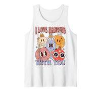 Christmas Ornament Friendship I Love Hanging with You Camiseta sin Mangas