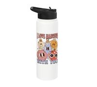 Christmas Ornament Friendship I Love Hanging With You Stainless Steel Insulated Water Bottle