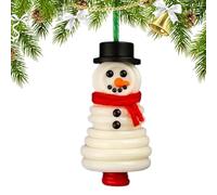 Christmas Ornament Kit - Claus Buttons Craft | Santa Snowman Angel Tree, Handmade Button Snowman Craft Kit | Christmas Tree Ornament for Parties Windowsills Garden Lawn Porch Outdoor Courtyard Patio