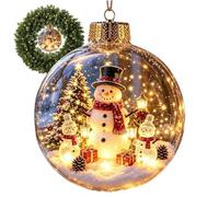 Christmas Ornament Light Up LED - Warm Winter Snowman Penguin Decor