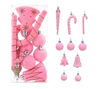 Christmas Ornament Set, Lollipop Ornaments, Candy Cane Ball Decor 10 Pieces | Flocked Candy Design, Lollipop Ball Pendants, 10 Pieces, for Home Festival Wedding Window Entryway Mantle Fireplace Holiday