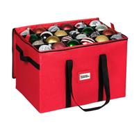 Christmas Ornament Storage Container - Box Stores Up to 96 - 4"""" Ornam