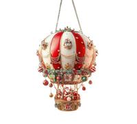 Christmas Ornaments 2D Acrylic Air Balloon Holiday Decor