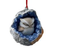 Christmas Ornaments | 4 inch Animal in Hole Colgantes Christmas Decor for Tree | 2d Acrylic - Figura colgante de decoración para el hogar y la ventana de temporada de exhibición de favorita