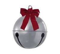 Christmas Ornaments - Giant Bow Bell for Decorations, Holiday Wreaths with Large Inflatable, Easy Storage for Party, Lawn, Garden, Yard, Patio, Porch, Front Door, 23.62 Inches