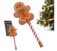 Christmas Payment Wand Cute Gingerbread Man Contactless Festive Stick, Hol | Pared de pago navideño, bonita tarta de jengibre para hombre, palo de festival sin contacto, añade vacaciones a las compras