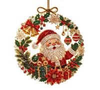 Christmas Pearl Art Sun Catcher | 2D Acrylic Holiday Window Ornament